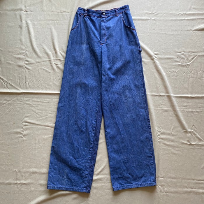70's / 《Sears JR Bazaar》wide denim pants フレアパンツ デニムパンツ | Vintage.City 빈티지숍, 빈티지 코디 정보