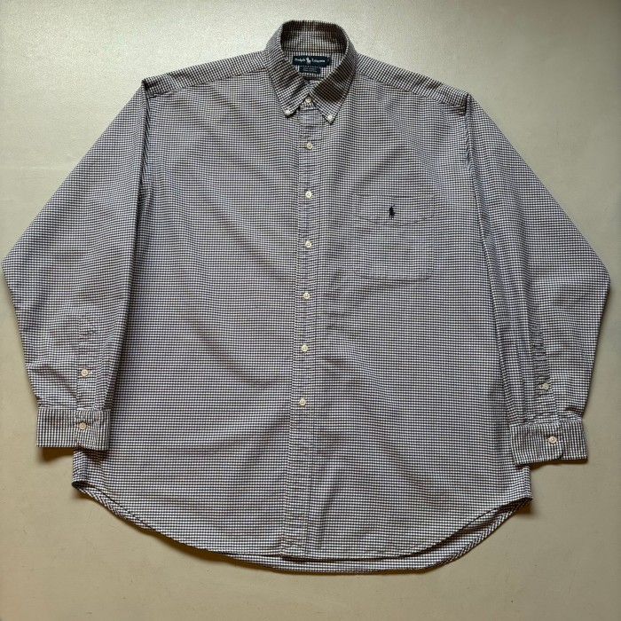 90s Ralph Lauren B/D shirt “BIG SHIRT” “size XL” 90年代 ラルフローレン ボタンダウンシャツ ビッグシャツ | Vintage.City 빈티지숍, 빈티지 코디 정보