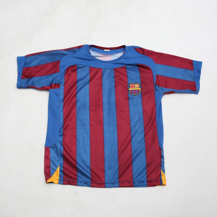 ロナウジーニョ バルセロナ サッカーユニフォーム ゲームシャツ Ronaldinho Barcelona Game Shirt | Vintage.City 古着屋、古着コーデ情報を発信