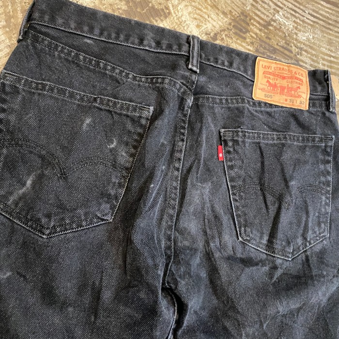 USED リーバイス 505 ブラック デニムパンツ 31 ブラック | Vintage.City 빈티지숍, 빈티지 코디 정보