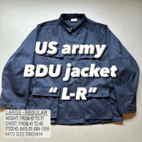 US army BDU jacket “ L-R” battle dress uniform アメリカ軍 バトルドレスユニフォーム 紺 | Vintage.City 빈티지숍, 빈티지 코디 정보