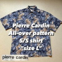 Pierre Cardin All-over pattern S/S shirt “size L” ピエールカルダン 総柄 半袖シャツ パイナップル柄 | Vintage.City 古着屋、古着コーデ情報を発信