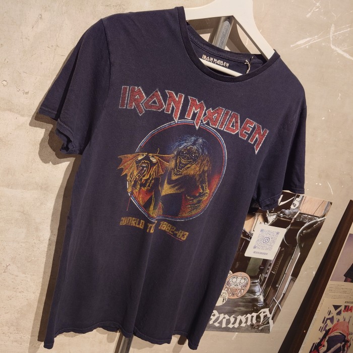 IRONMAIDEN(アイアンメイデン)バンドTシャツ　Mサイズ　ブラック系　コットン　ホンジュラス　2817 | Vintage.City 빈티지숍, 빈티지 코디 정보
