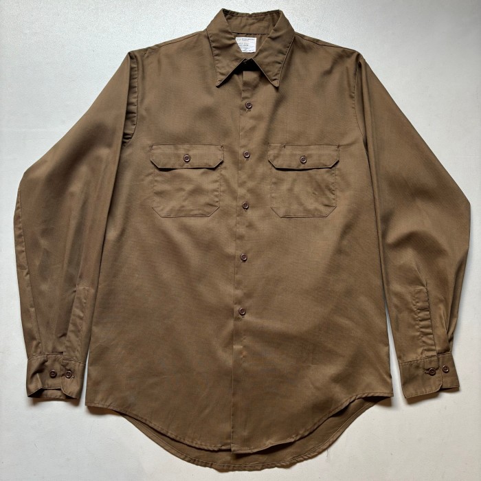 70s BIG MAC L/S work shirt “size 15 1/2” 70年代 ビッグマック 長袖シャツ ワークシャツ 茶色 | Vintage.City Vintage Shops, Vintage Fashion Trends
