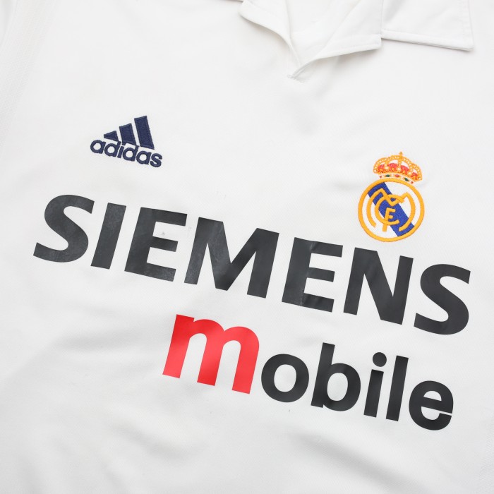 アディダス レアル・マドリード 02/03 サッカーユニフォーム ゲームシャツ Adidas Real Madrid Soccer Game Shirt | Vintage.City 古着屋、古着コーデ情報を発信