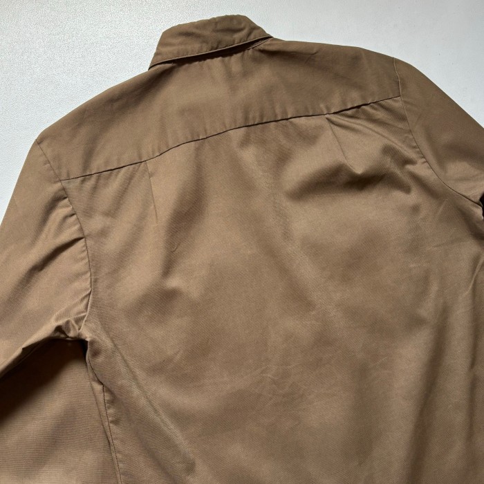 70s BIG MAC L/S work shirt “size 15 1/2” 70年代 ビッグマック 長袖シャツ ワークシャツ 茶色 | Vintage.City 古着屋、古着コーデ情報を発信