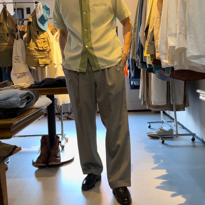 LAUREN Ralph Lauren 2tuck slacks “32×30” “千鳥格子” ローレンラルフローレン 2タックスラックス サマーウール | Vintage.City Vintage Shops, Vintage Fashion Trends