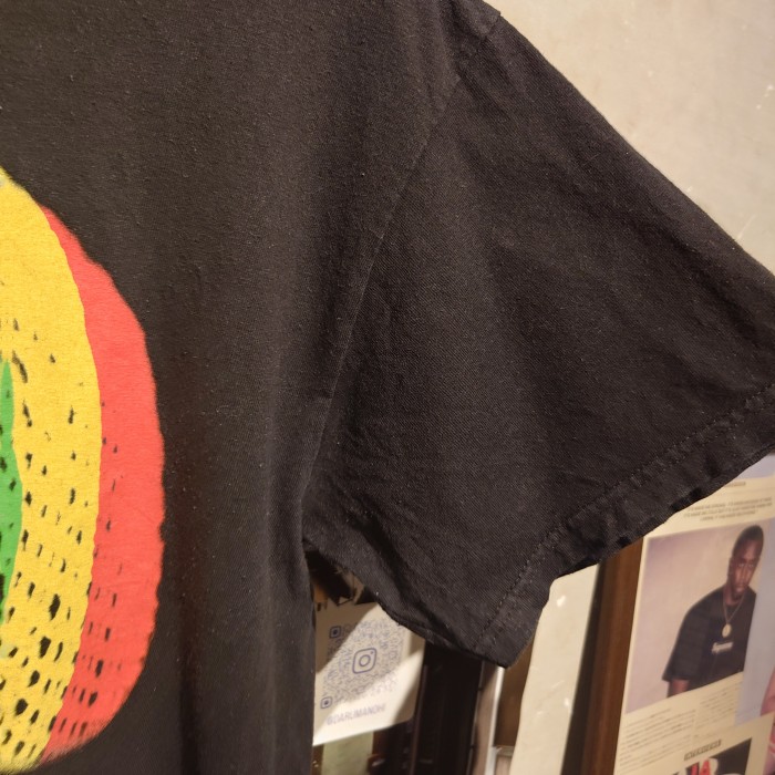 BOBMARLEY(ボブマーリー）プリントTシャツ　Mサイズ　ブラック　メキシコ　コットン　2816 | Vintage.City 빈티지숍, 빈티지 코디 정보
