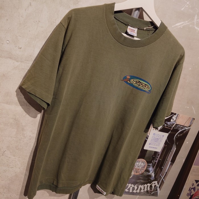 CRAZY SHIRT(クレイジーシャツ)　両面プリントT　Mサイズ　グリーン系　USA製　コットン　2833 | Vintage.City 빈티지숍, 빈티지 코디 정보
