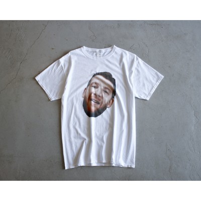 Big Face Print White Tshirt | Vintage.City 빈티지숍, 빈티지 코디 정보