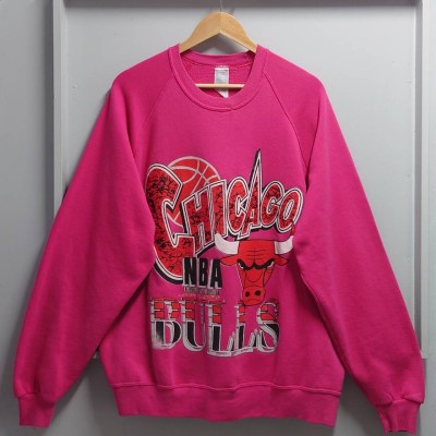 80-90’s JERZEES USA製 “NBA CHICAGO BULLS” プリント スウェット ピンク 2X | Vintage.City 古着屋、古着コーデ情報を発信
