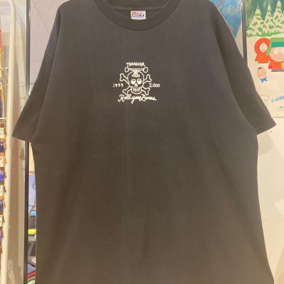 '00 THRASHER Tシャツ (SIZE XL) | Vintage.City 빈티지숍, 빈티지 코디 정보