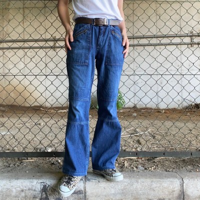 90's~ /《Lee》denim flare work pants リー フレアパンツ デニムパンツ | Vintage.City 빈티지숍, 빈티지 코디 정보