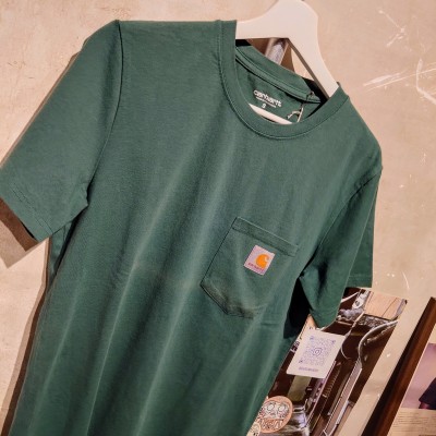 CARHARTT(カーハート)ポケットTシャツ　Sサイズ　グリーン系　コットン　CHINA　2842 | Vintage.City 古着屋、古着コーデ情報を発信
