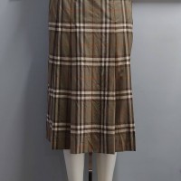 90’s Burberrys サマーウール ノバチェック スカート カーキ サイズ13BR | Vintage.City 빈티지숍, 빈티지 코디 정보