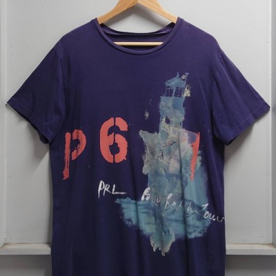 90’s Polo Ralph Lauren シングルステッチ アートプリント Tシャツ ネイビー M-L相当 半袖 ラルフローレン | Vintage.City Vintage Shops, Vintage Fashion Trends