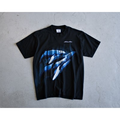 1990s Vintage Whale Graphic Tshirt Made in USA | Vintage.City 古着屋、古着コーデ情報を発信