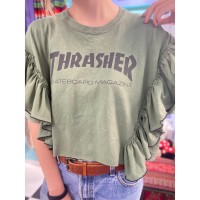 remake／THRASHER volume frill T-shirt | Vintage.City 빈티지숍, 빈티지 코디 정보
