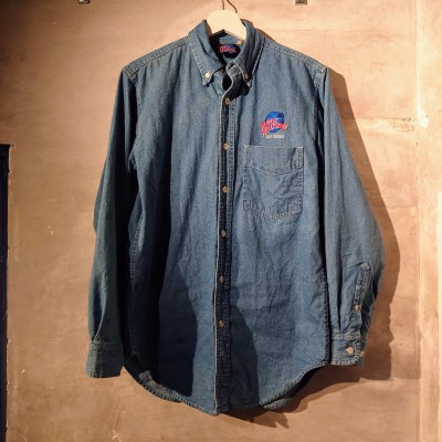 PLANETHOLLYWOOD　デニムシャツ　Sサイズ　USA製　ブルー　コットン　2893 | Vintage.City 빈티지숍, 빈티지 코디 정보