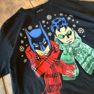 BATMAN / バットマン オフィシャル キャラクターTシャツ ロビン 半袖 Tシャツ ブラック | Vintage.City 古着屋、古着コーデ情報を発信