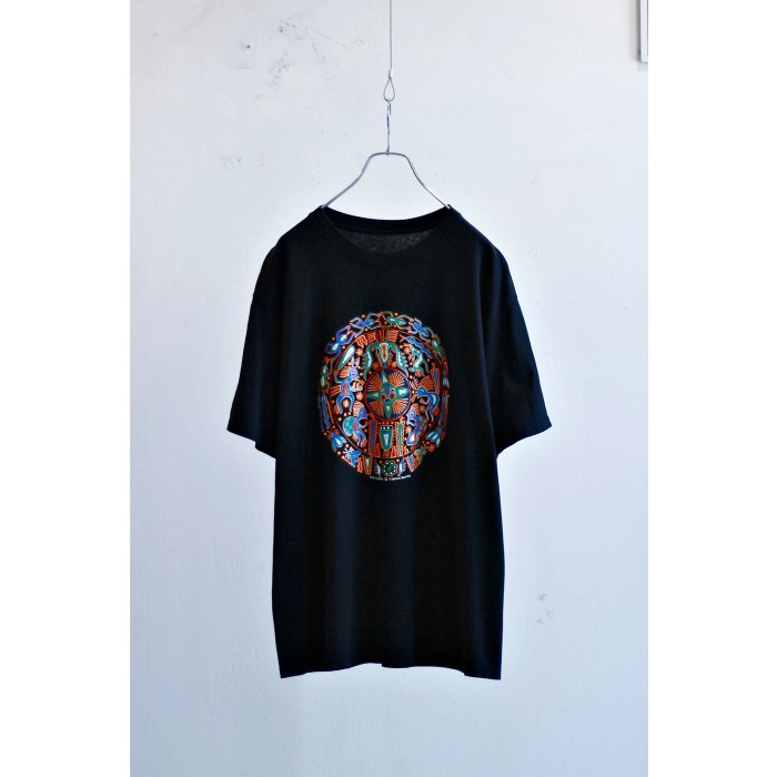 Huichol Art Black Tshirt | Vintage.City 빈티지숍, 빈티지 코디 정보