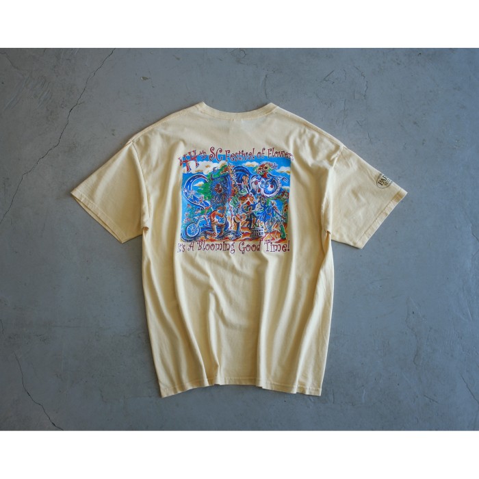 Art Graphic Back Print Tshirt | Vintage.City 빈티지숍, 빈티지 코디 정보