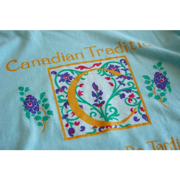 1990s Canadian Art Tshirt Made in Canada | Vintage.City 古着屋、古着コーデ情報を発信