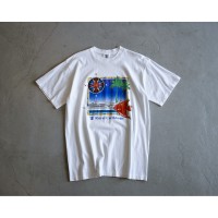 1990s Cruise Print White Tshirt Made in Panama | Vintage.City 古着屋、古着コーデ情報を発信