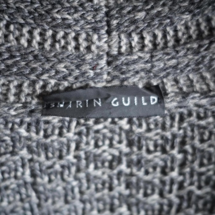 90’s “SHIRIN GUILD” shawl design knit cardigan | Vintage.City 古着屋、古着コーデ情報を発信