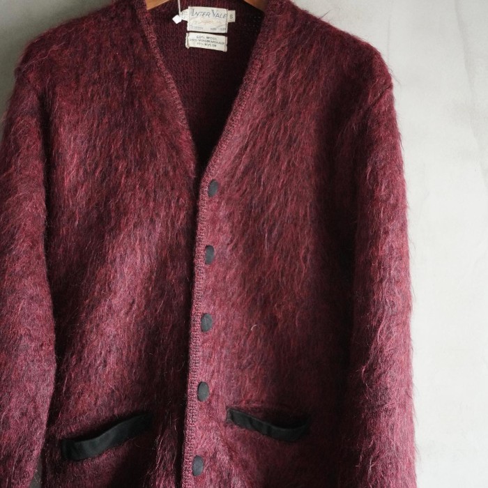 60’s “INTER VALE” mohair knit cardigan | Vintage.City 古着屋、古着コーデ情報を発信