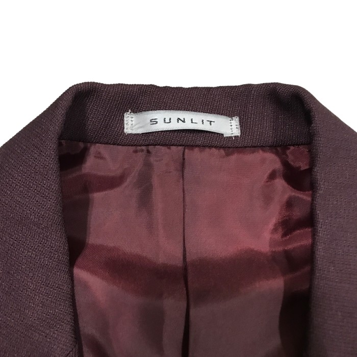 SUNLT vintage テーラードジャケット パープル スタプレ | Vintage.City 古着屋、古着コーデ情報を発信