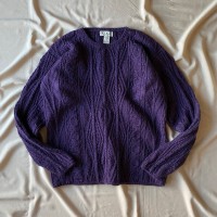 80's IRELAND made / 《L.L. Bean》aran knit | Vintage.City 古着屋、古着コーデ情報を発信