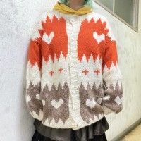 hand knit Heart BIG cardigan/3016 | Vintage.City 빈티지숍, 빈티지 코디 정보