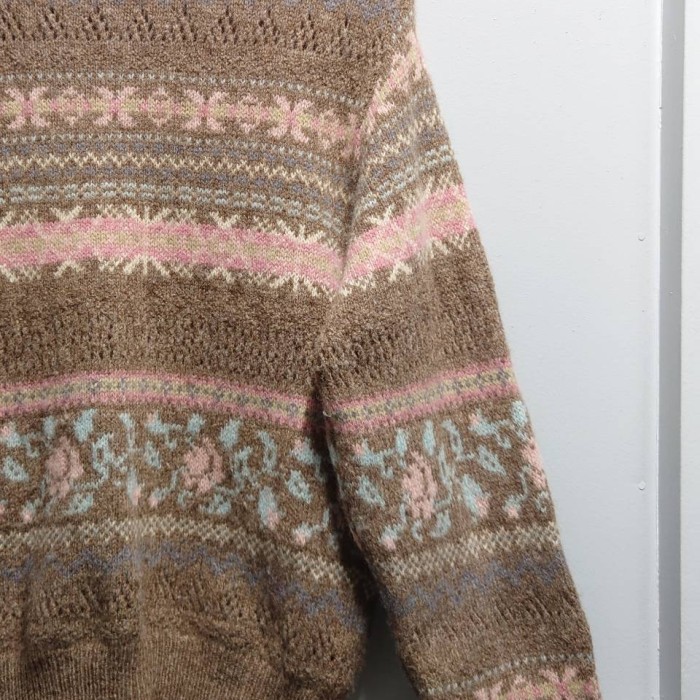 LAURA ASHLEY スコットランド製 フェアアイル柄 ニットセーター | Vintage.City 빈티지숍, 빈티지 코디 정보