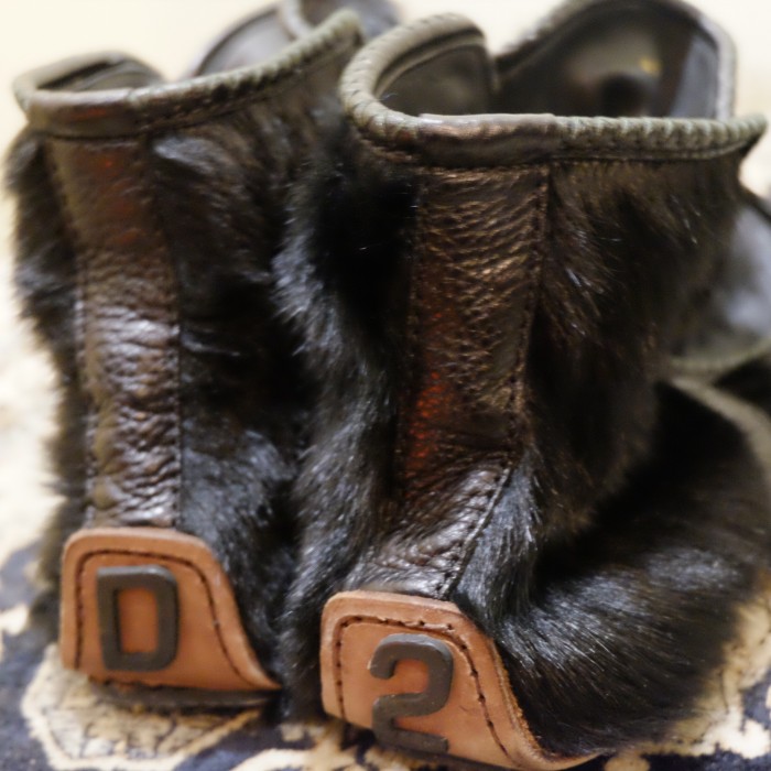 dsquared2 fur boots | Vintage.City 古着屋、古着コーデ情報を発信