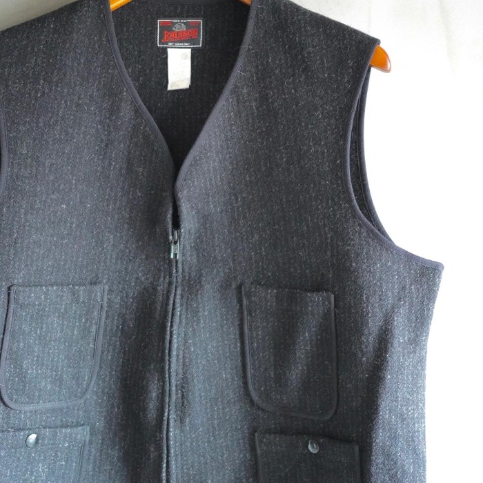 80’s- “JOHNSON WOOLEN” wool vest Made in USA | Vintage.City 빈티지숍, 빈티지 코디 정보