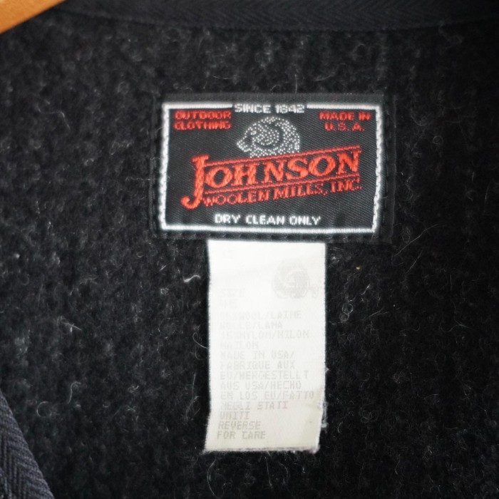80’s- “JOHNSON WOOLEN” wool vest Made in USA | Vintage.City 古着屋、古着コーデ情報を発信