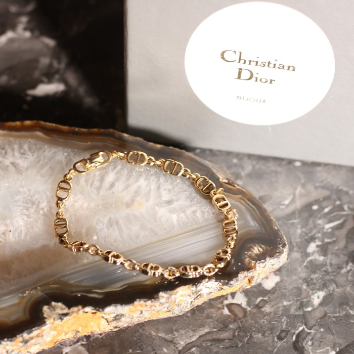 Christian Dior CD LOGO CHAIN DESIGN BRACELET/クリスチャン 