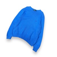 90s "Polo by ralph lauren“ blue cotton knit / 90年代 ポロバイラルフローレン コットンニット | Vintage.City Vintage Shops, Vintage Fashion Trends