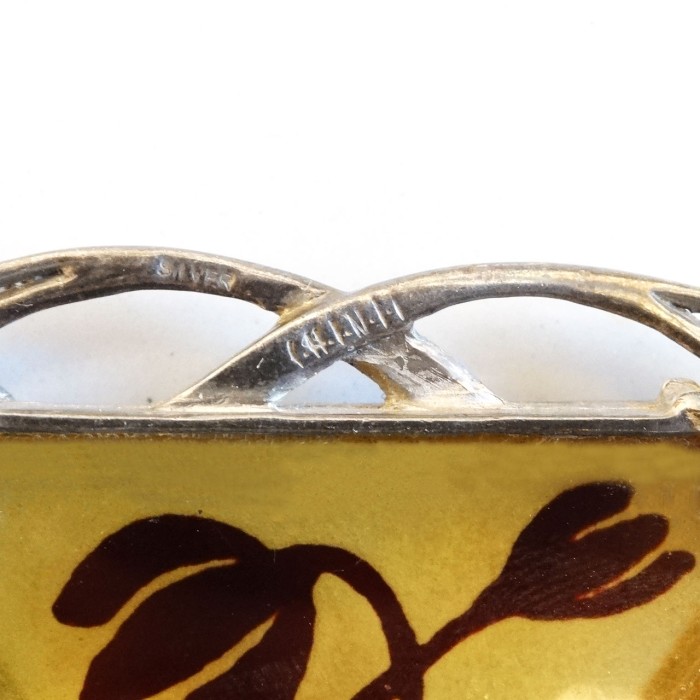 Vintage glass × silver design brooch & pendant top | Vintage.City 빈티지숍, 빈티지 코디 정보