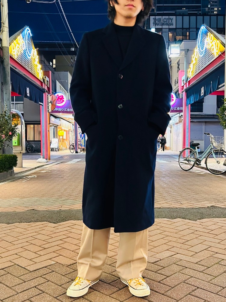VANPELT 月島古着屋

⚫︎coat
80's tailored in ENGLAND / wool × cashmere coat

⚫︎pants
70's〜 USA made / 《Norm Thompson》wool slacks

質のいいコートと、質のいいスラックス。
こういうスラックスは何本でも持っておきたいですね。 | Check out vintage snap at Vintage.City