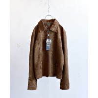 (Deadstock) EU Vintage Faux Suède Blouson Made in ITALY | Vintage.City 古着屋、古着コーデ情報を発信