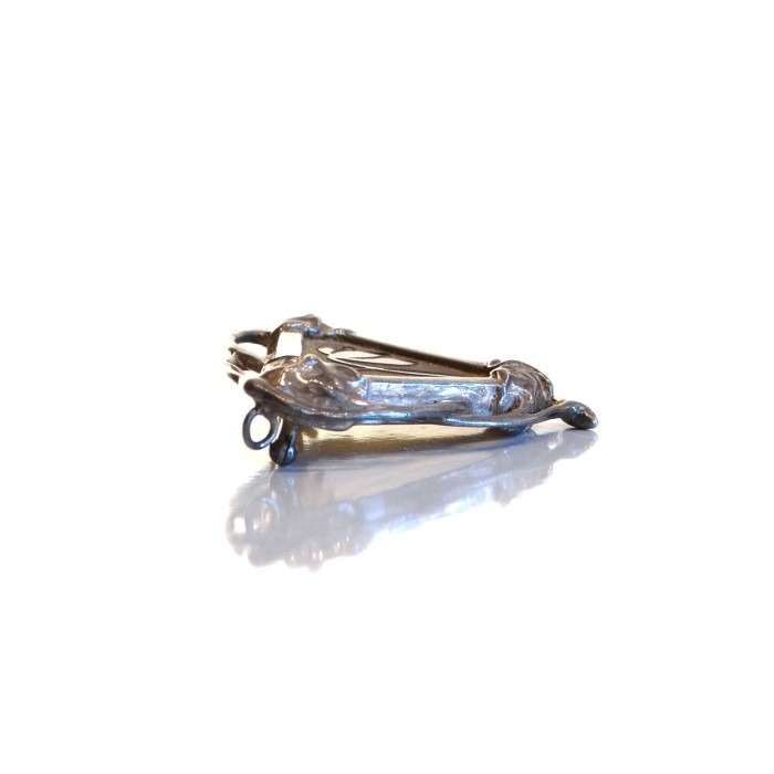 Vintage glass × silver design brooch & pendant top | Vintage.City 古着屋、古着コーデ情報を発信