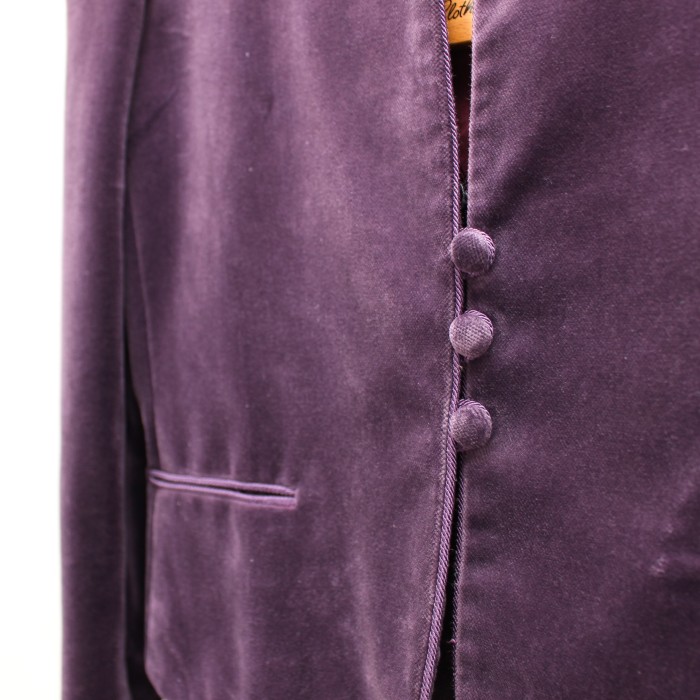 USA VINTAGE VELOUR DESIGN SET UP SUIT MADE IN USA/アメリカ古着ベロアデザインセットアップスーツ(ジャケットスカート) | Vintage.City 古着屋、古着コーデ情報を発信