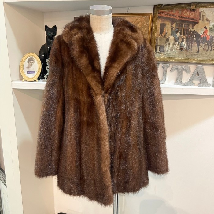 vintage/fur coat/brown/ビンテージ/ファーコート/ミディアム/ブラウン | Vintage.City Vintage Shops, Vintage Fashion Trends