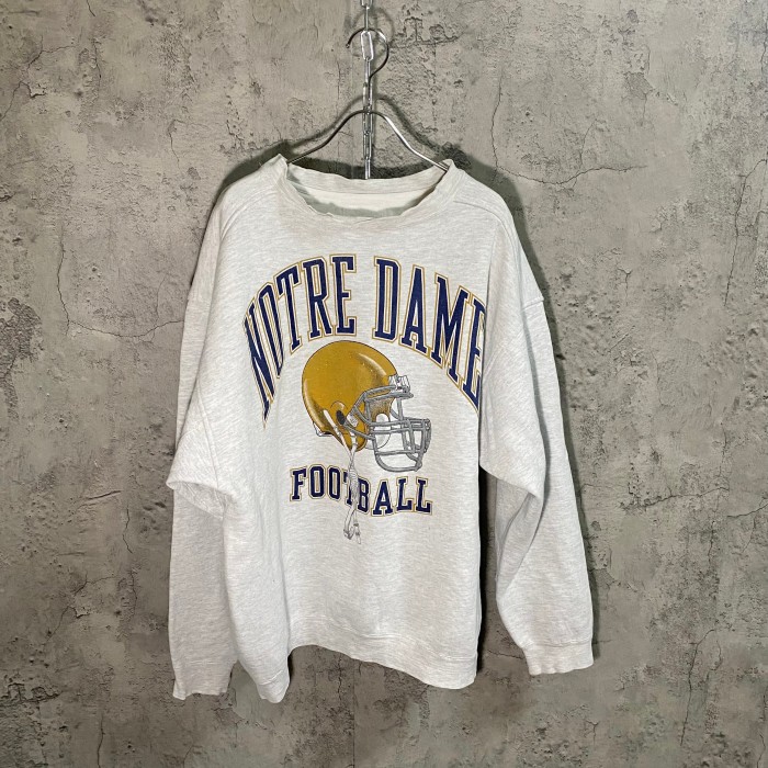 NORTRE DAME FOOTBALL college logo sweatshirt | Vintage.City Vintage Shops, Vintage Fashion Trends