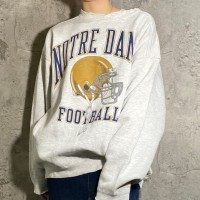 NORTRE DAME FOOTBALL college logo sweatshirt | Vintage.City 古着屋、古着コーデ情報を発信