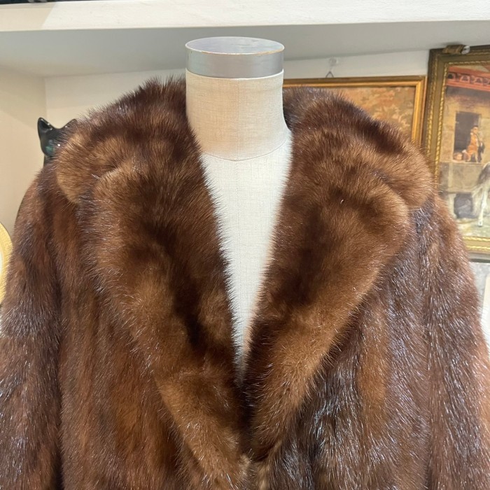 vintage/fur coat/brown/ビンテージ/ファーコート/ミディアム/ブラウン | Vintage.City 古着屋、古着コーデ情報を発信