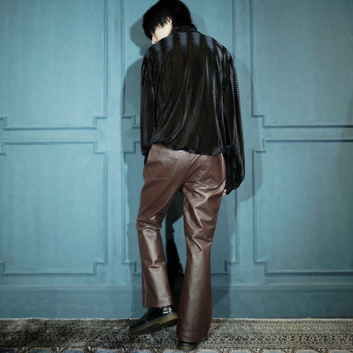 USA VINTAGE jean logy COLLECTION LEATHER FLARE PANTS/アメリカ古着レザーフレアパンツ | Vintage.City 古着屋、古着コーデ情報を発信
