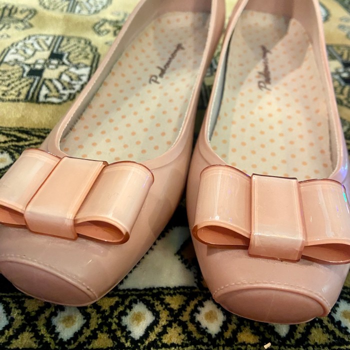 ピンクリボンパンプス レインシューズ 防水靴 | Vintage.City 빈티지숍, 빈티지 코디 정보